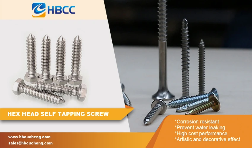 Stainless Steel Hex Head Self Tapping Screws advantages