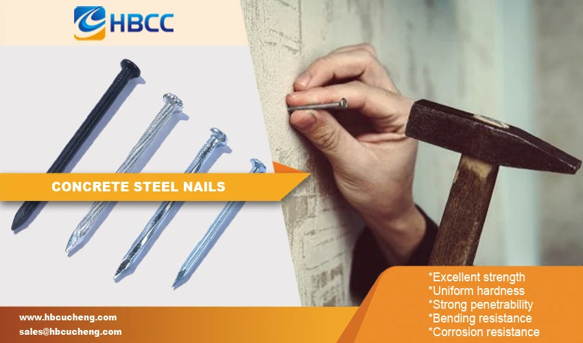 galvanized twist concrete nails advantages