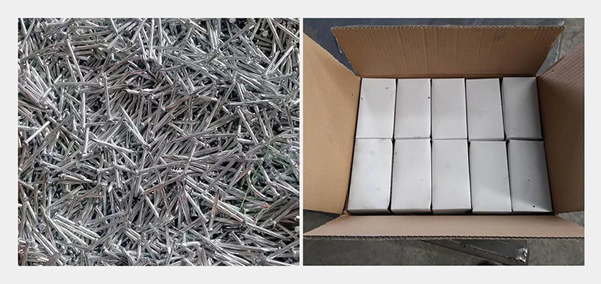 galvanized twist concrete nails package