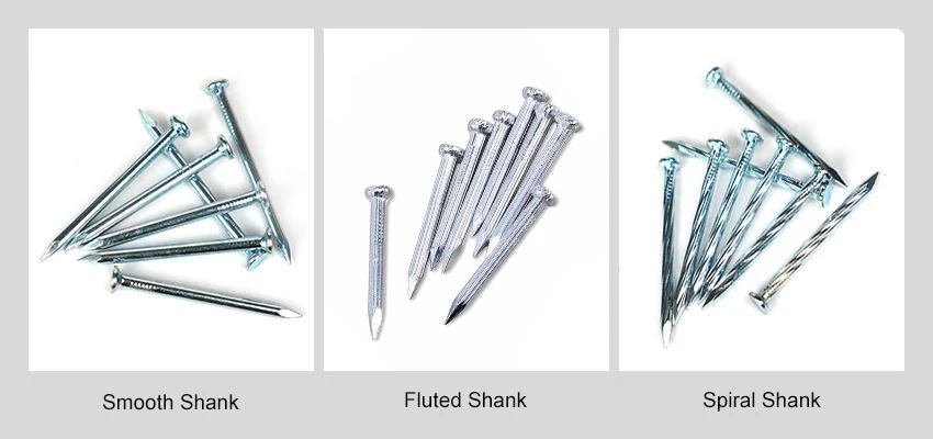 Concrete Nails With Twilled Shank types Concrete Nails With Twilled Shank types