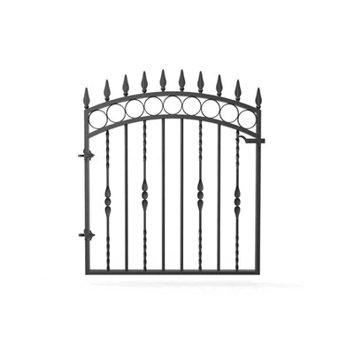 Zahradní kovaná železná brána